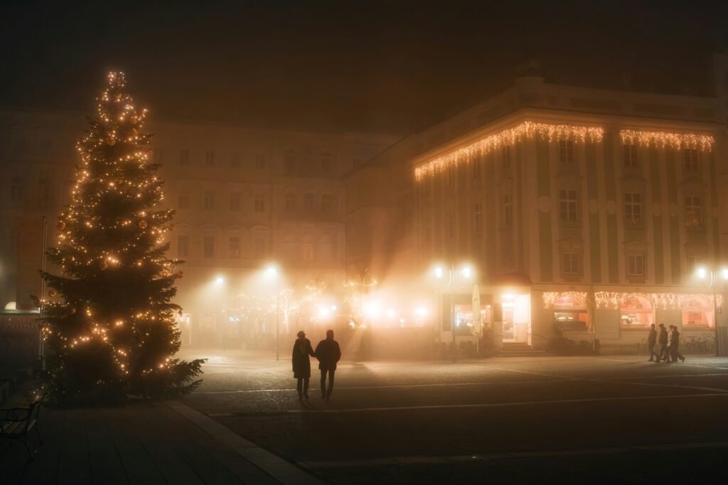 The Veil Thinned Over the Plaza.